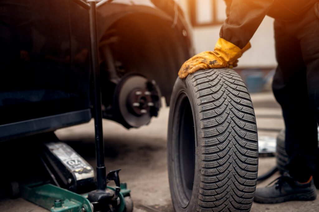 Emergency Flat Tire Change