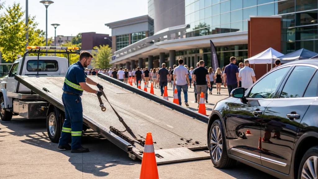 Weekend Event Parking Risks and When Towing in Kitchener Helps