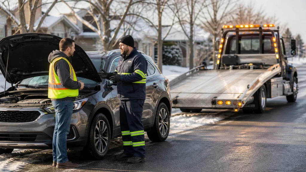 Emergency Roadside Towing Decisions Kitchener Drivers Face