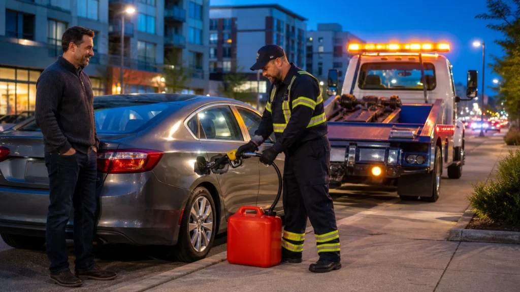 Late-Night Fuel Emergencies in Kitchener–Waterloo: Your Towing Options