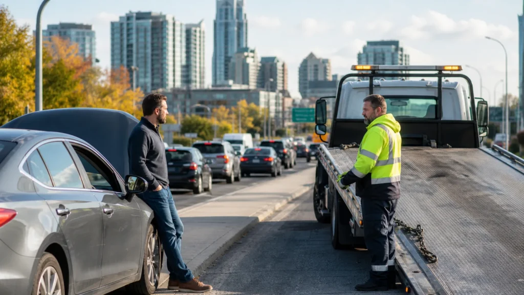 Should You Wait or Call a Tow in Kitchener Traffic Jams?